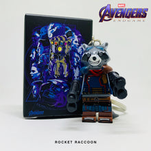 Load image into Gallery viewer, Rocket Raccoon (Endgame) Custom Minifigure Keychain