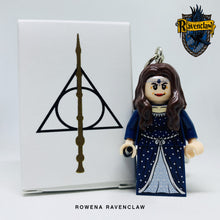 Load image into Gallery viewer, Rowena Ravenclaw Custom Minifigure Keychain