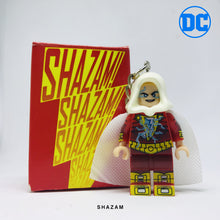 Load image into Gallery viewer, Shazam Custom Minifigure Keychain