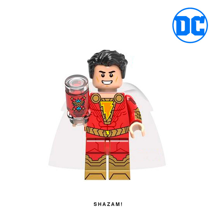 Shazam! Custom Minifigure Keychain