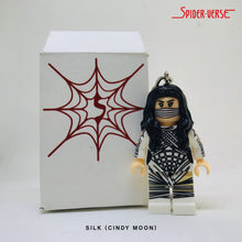 Load image into Gallery viewer, Silk (Cindy Moon) Custom Minifigure Keychain