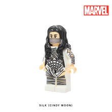 Load image into Gallery viewer, Silk (Cindy Moon) Custom Minifigure Keychain