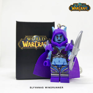 Slyvanas Windrunner Custom Minifigure Keychain