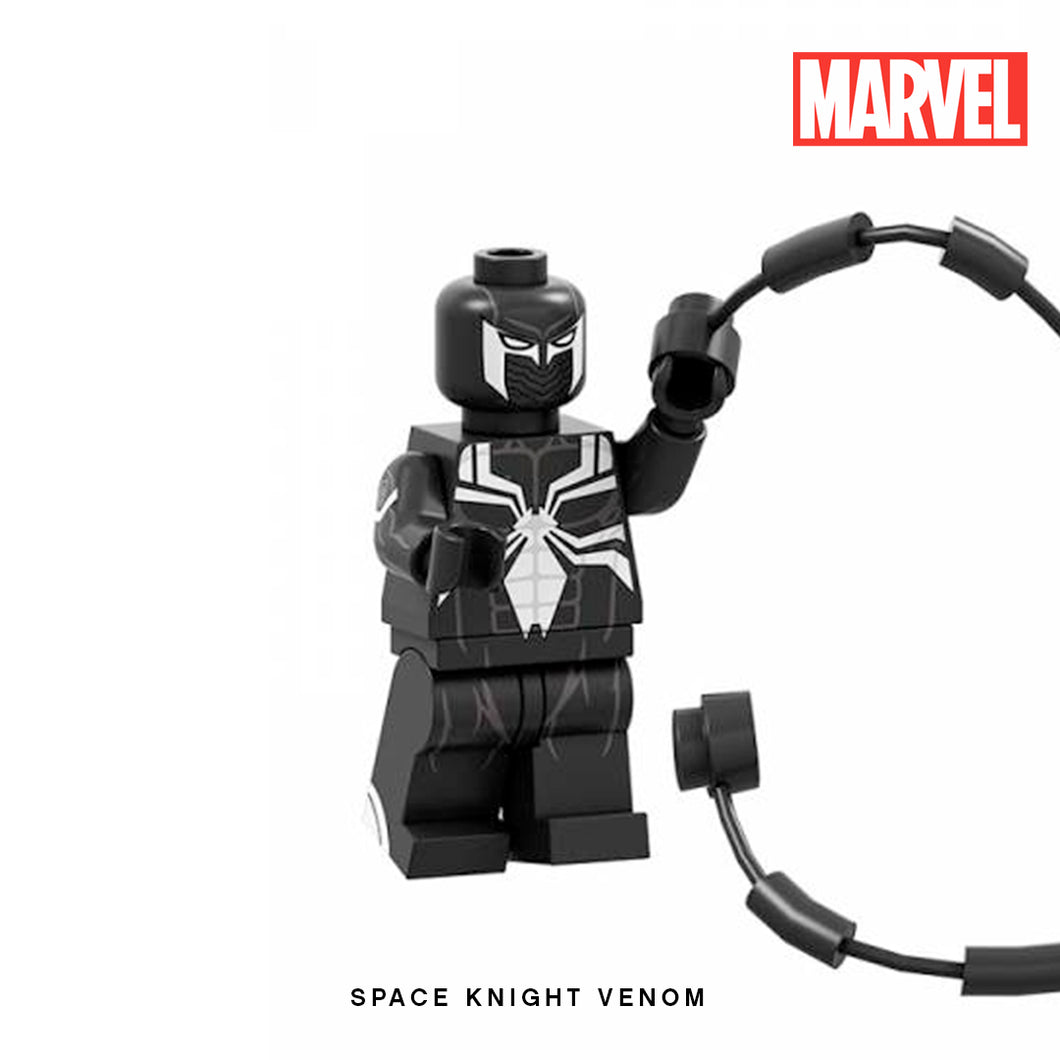 Space Knight Venom Custom Minifigure Keychain