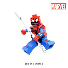 Load image into Gallery viewer, Spider-Carnage Custom Minifigure Keychain