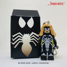 Load image into Gallery viewer, Spider-Girl (Anya Corazon) Custom Minifigure Keychain