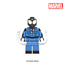 Load image into Gallery viewer, Spider-Man (Fantastic Four) Custom Minifigure Keychain