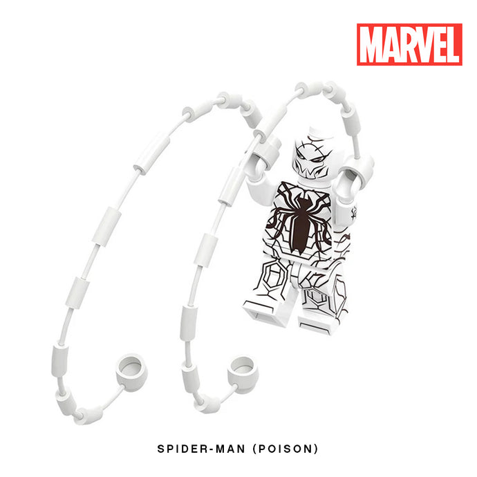 Spider-Man (Poison) Custom Minifigure Keychain