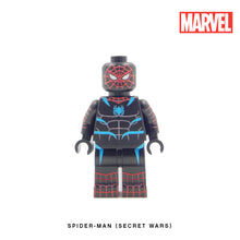 Load image into Gallery viewer, Spider-Man (Secret Wars) Custom Minifigure Keychain