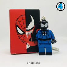 Load image into Gallery viewer, Spider-Man (Fantastic Four) Custom Minifigure Keychain