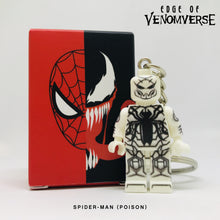 Load image into Gallery viewer, Spider-Man (Poison) Custom Minifigure Keychain