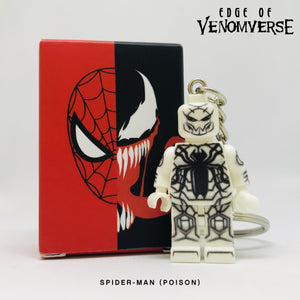 Spider-Man (Poison) Custom Minifigure Keychain