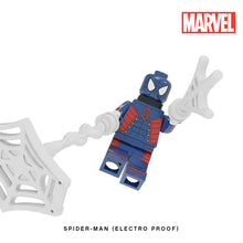 Load image into Gallery viewer, Spider-Man (Electro Proof Suit) Custom Minifigure Keychain