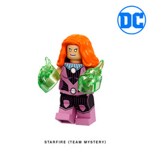 Load image into Gallery viewer, Starfire (Team Mystery) Custom Minifigure Keychain