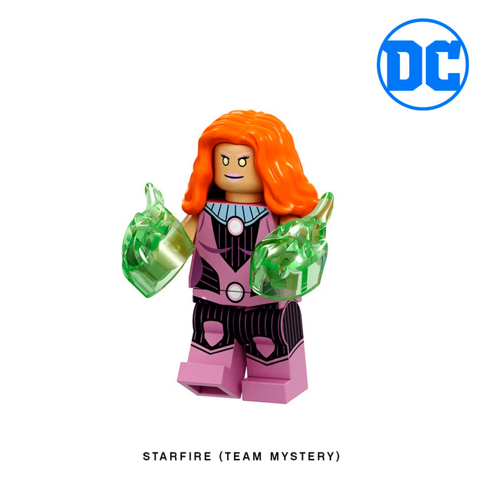 Starfire (Team Mystery) Custom Minifigure Keychain