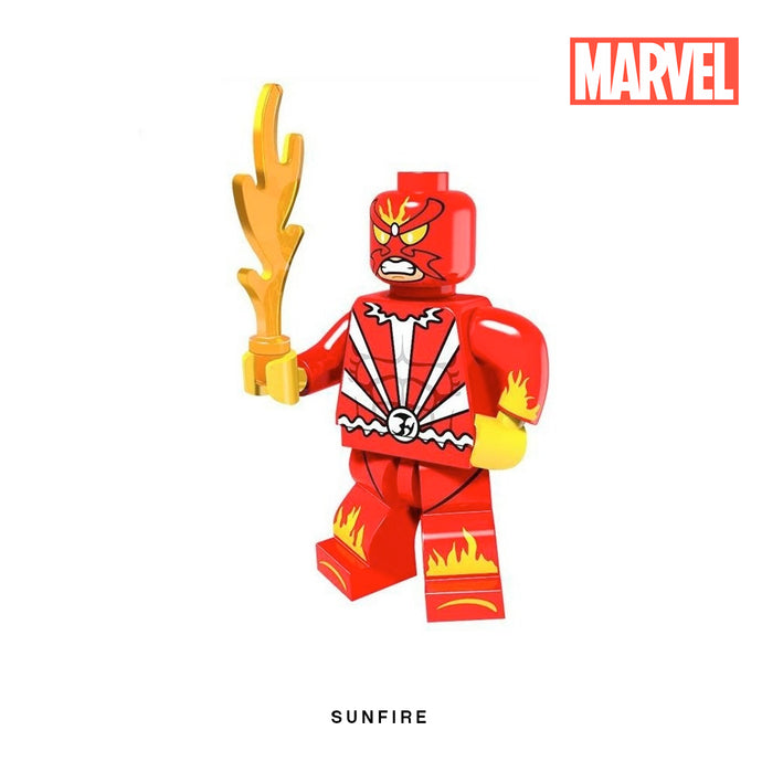 Sunfire Custom Minifigure Keychain