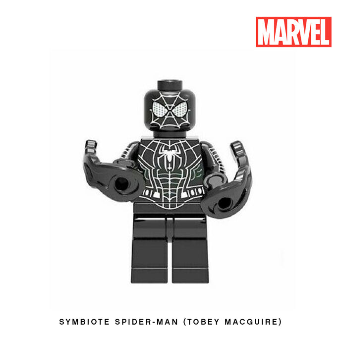 Symbiote Spider-Man Custom Minifigure Keychain