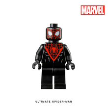 Load image into Gallery viewer, Ultimate Spider-Man (Miles Morales) Custom Minifigure Keychain