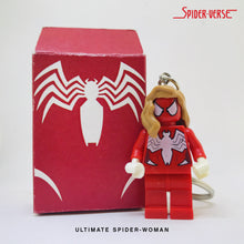 Load image into Gallery viewer, Ultimate Spider-Woman Custom Minifigure Keychain