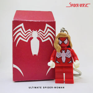 Ultimate Spider-Woman Custom Minifigure Keychain