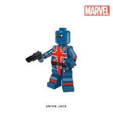 Load image into Gallery viewer, Union Jack Custom Minifigure Keychain