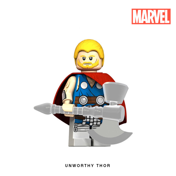 Unworthy Thor Custom Minifigure Keychain