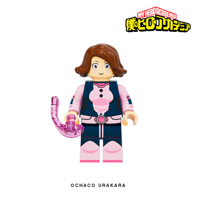 Ochaco Custom Minifigure Keychain