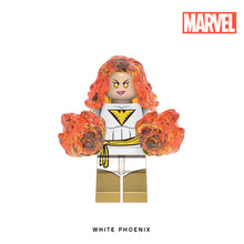 Load image into Gallery viewer, White Phoenix/Dark Phoenix Custom Minifigure Keychain