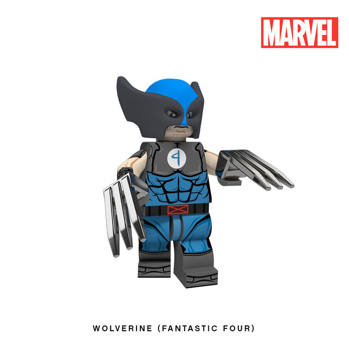 Wolverine (Fantastic Four) Custom Minfigure Keychain