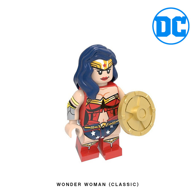 Wonder Woman (Classic Variant) Custom Minifigure Keychain