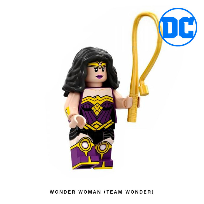 Wonder Woman (Team Wonder) Custom Minifigure Keychain