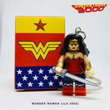 Load image into Gallery viewer, Wonder Woman 3000 Custom Minifigure Keychain