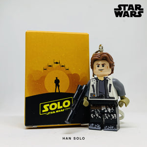 Han Solo (Variant) (Solo: A Star Wars Story) Custom Minifigure Keychain