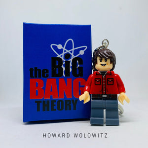 Howard Wolowitz Custom Minifigure Keychain