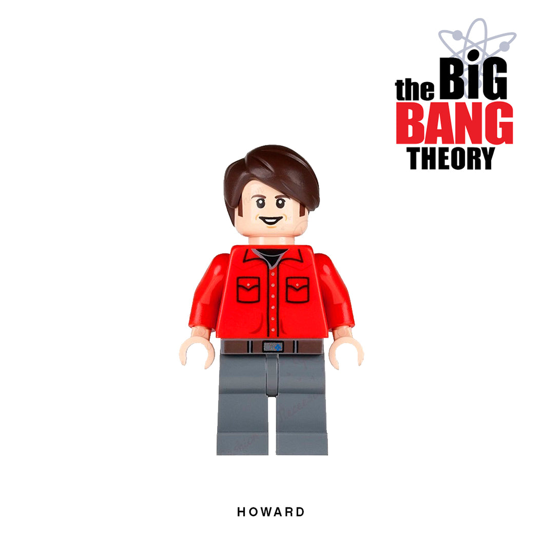 Howard Wolowitz Custom Minifigure Keychain