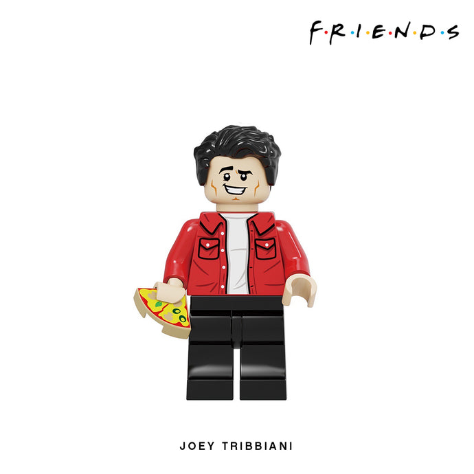 Joey Tribbiani Custom Minifigure Keychain