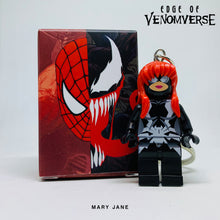 Load image into Gallery viewer, Mary Jane (Venomverse) Custom Minifigure Keychain