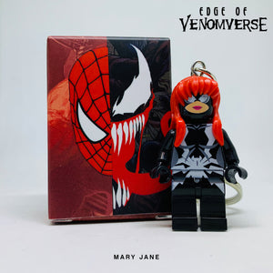 Mary Jane (Venomverse) Custom Minifigure Keychain