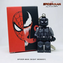 Load image into Gallery viewer, Spider-Man (Stealth Suit) Custom Minifigure Keychain