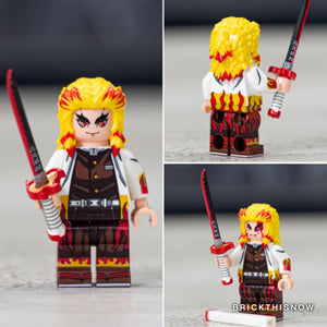 Rengoku Kyojuro Custom Minifigure