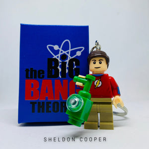 Sheldon Copper Custom Minifigure Keychain