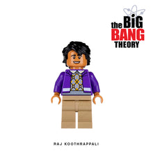 Load image into Gallery viewer, Raj Koothrappali Custom Minifigure Keychain