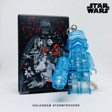 Load image into Gallery viewer, Hologram Stormtrooper Custom Minifigure Keychain