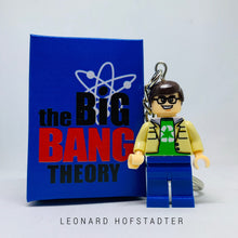 Load image into Gallery viewer, Leonard Hofstader Custom Minifigure Keychain