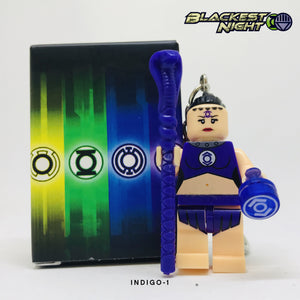 Iroque (Indigo-1) Custom Minifigure Keychain