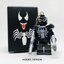 Load image into Gallery viewer, Agent Venom Custom Minifigure Keychain