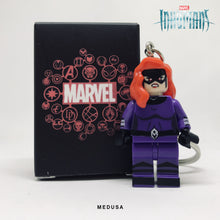 Load image into Gallery viewer, Medusa (Inhumans) Custom Minifigure Keychain