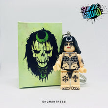 Load image into Gallery viewer, Enchantress (Suicide Squad) Custom Minifigure Keychain