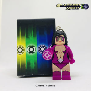 Carol Ferris Custom Minifigure Keychain