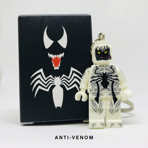 Anti-Venom Custom Minifigure Keychain